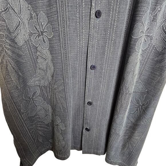 Tommy Bahama Men Silk Hawaiian Shirt XXL Floral Resortwear Travel Vacation Beach - Picture 3 of 9